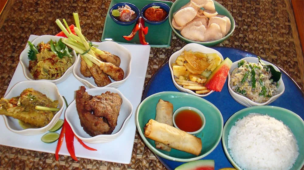 Balinese rijsttafel balinese rijsttafel