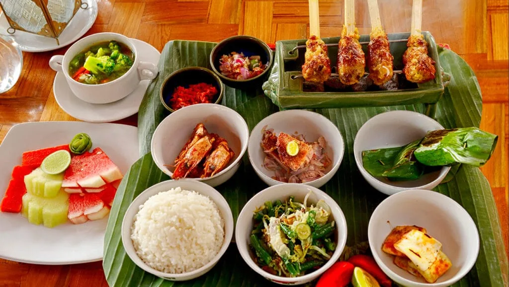Jaansan seafood rijsttafel Rijsttafel