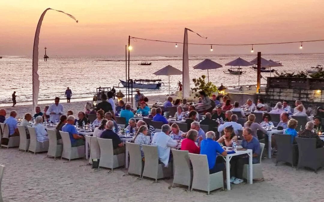 Planning a Group Dinner on Jimbaran Bay Beach? We Recommend Bawang Merah Beachfront Restaurant